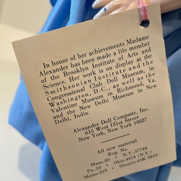 New Madame Alexander Goldilocks Doll 13" - Picture 8 of 9